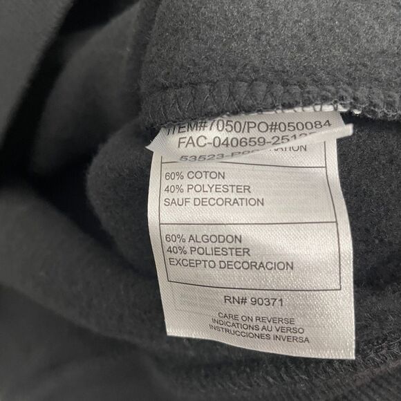 Camp David Sweatshirt Adult L Black Where Do You Camp Crewneck Pullover NWT - Picture 8 of 12